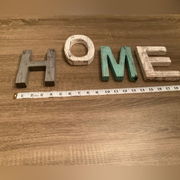 👋🏽 Last Chance👋🏽 Painted wooden letters “home” - Picture 3 of 3